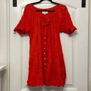 Red cleobella mini dress M